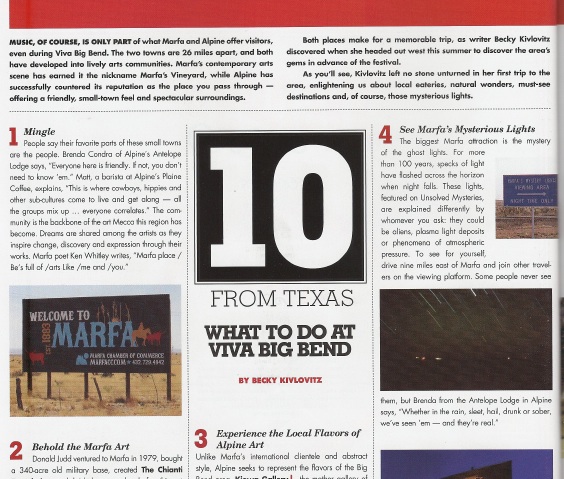 Texas Music Magazine: Texas Top&nbsp;10