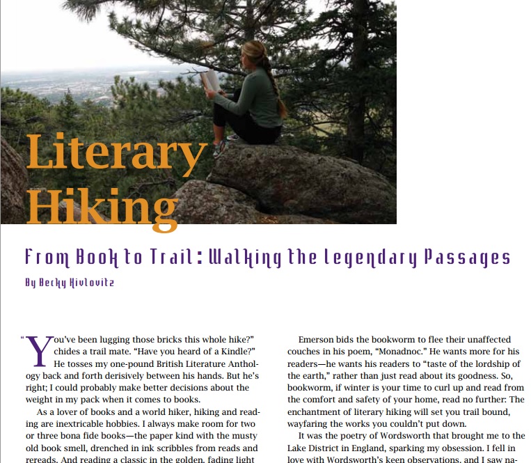 Women’s Adventure Magazine: Literary&nbsp;Hiking